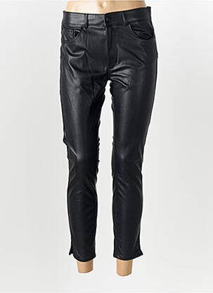 Pantalon 7/8 fermeture zippée sous rabat boutonné taille normale noir SALSA femme