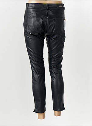 Pantalon 7/8 fermeture zippée sous rabat boutonné taille normale noir SALSA femme