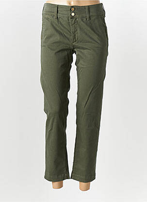 Pantalon 7/8 stretch taille normale vert SALSA femme