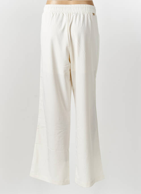 Pantalon large tissage popeline taille normale blanc LIU JO femme