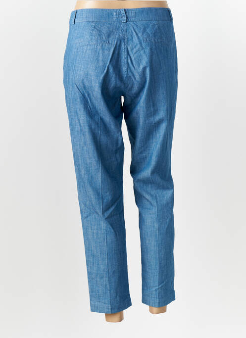 Pantalon 7/8 tissage popeline taille normale bleu SALSA femme