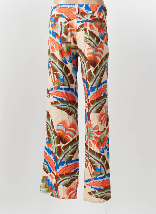 Pantalon droit beige FREEMAN T.PORTER pour femme