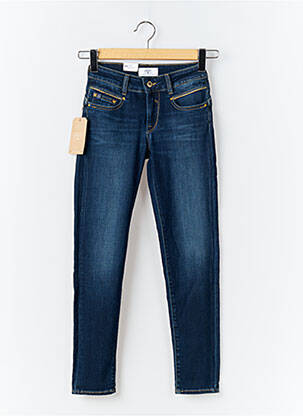 Jeans coupe slim poches bleu LE TEMPS DES CERISES femme