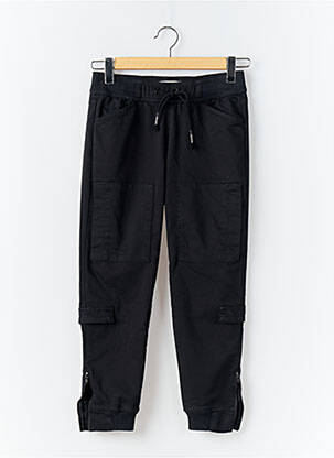 Pantalon cargo poches noir FREEMAN T.PORTER femme