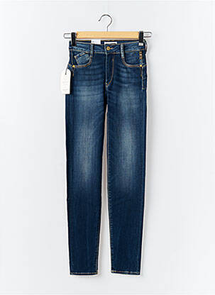 Jeans coupe slim bleu LE TEMPS DES CERISES pour femme