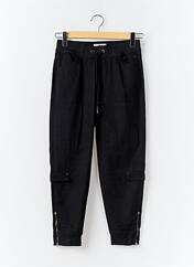 Pantalon cargo noir FREEMAN T.PORTER pour femme seconde vue