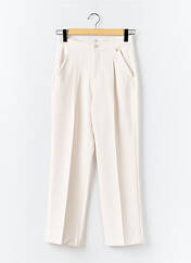 Pantalon droit beige LIU  JO pour femme seconde vue