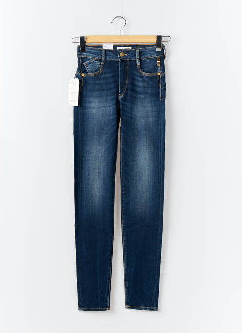 Jeans coupe slim bleu LE TEMPS DES CERISES pour femme