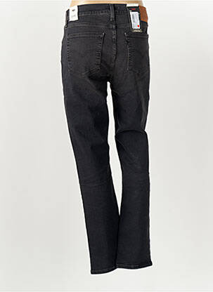 Pantalon droit fermeture zippée sous rabat boutonné gris LEVI'S femme