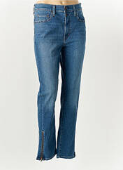 Jeans coupe droite bleu LEVIS pour femme seconde vue