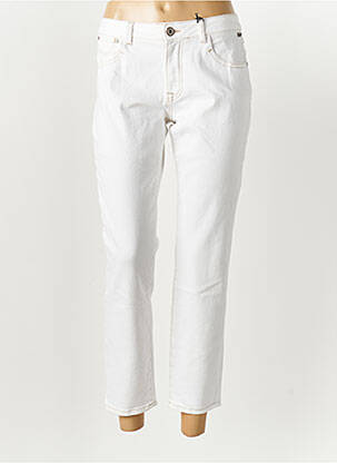 Jeans coupe slim stretch taille normale blanc FREEMAN T.PORTER femme