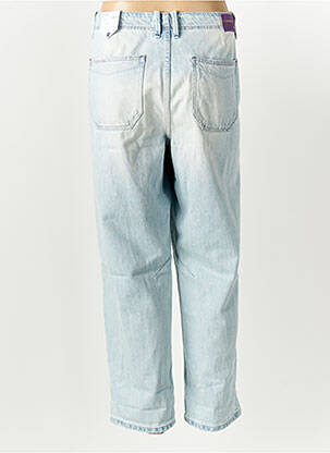 Jeans coupe large effet usé délavé taille normale bleu FREEMAN T.PORTER femme