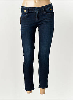 Jeans coupe slim stretch taille normale bleu LE TEMPS DES CERISES femme