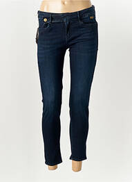 Jeans coupe slim stretch taille normale bleu LE TEMPS DES CERISES femme