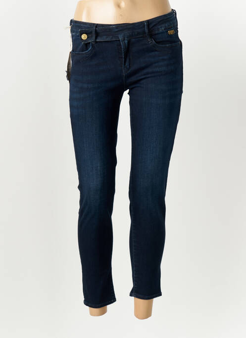 Jeans coupe slim bleu LE TEMPS DES CERISES pour femme