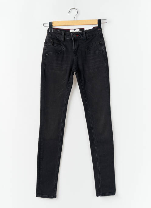 Jeans coupe slim noir FREEMAN T.PORTER pour femme
