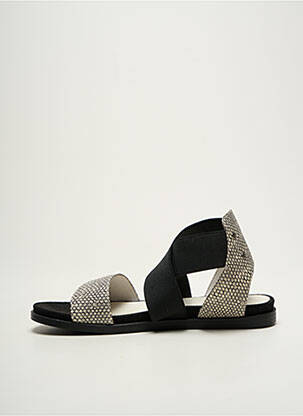 Sandales/nu pieds bout ouvert talon plat jusqu'à 3cm noir REGARD femme
