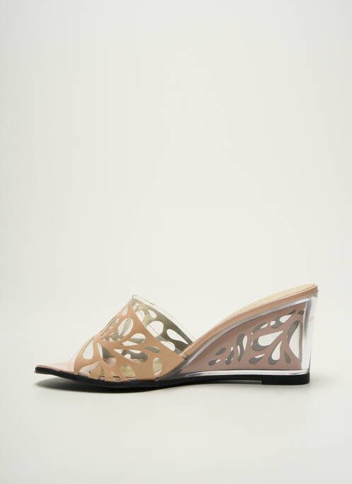 Mules/Sabots beige AZUREE pour femme