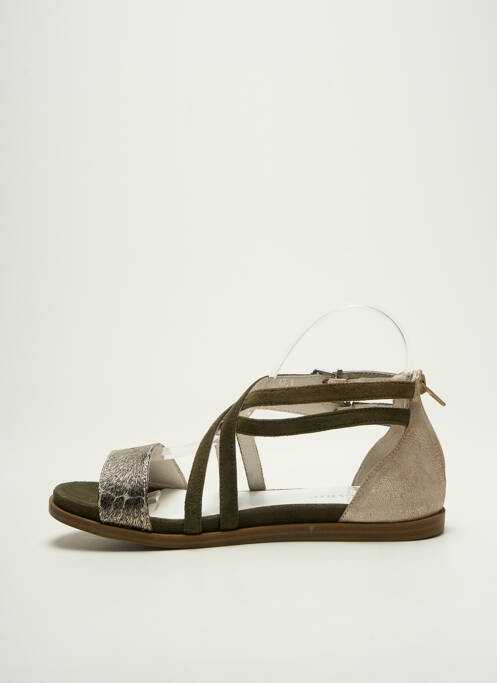 Sandales/Nu pieds vert REGARD pour femme