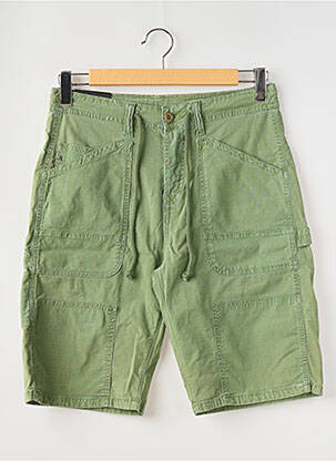 Bermuda stretch taille normale vert JAPAN RAGS homme