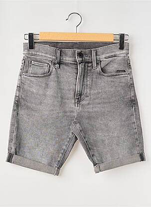 Bermuda tissage denim taille normale gris G STAR homme