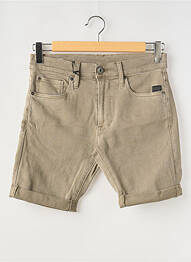 Bermuda stretch taille normale vert G STAR homme
