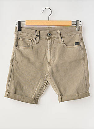 Bermuda tissage denim taille normale vert G STAR homme