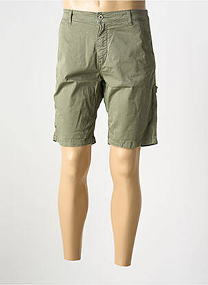 Bermuda stretch taille normale vert LE TEMPS DES CERISES homme