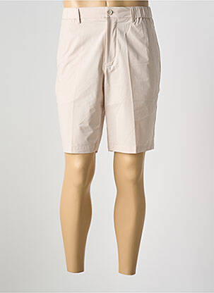 Bermuda stretch taille haute beige HUGO BOSS homme