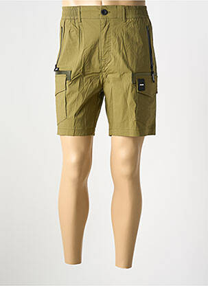 Bermuda taille élastique taille normale vert DOUBLEHOOD homme