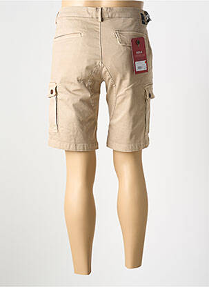 Bermuda stretch taille normale beige REPLAY homme