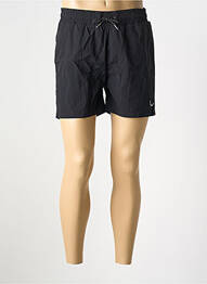 Short de bain tissage popeline noir DOUBLEHOOD homme