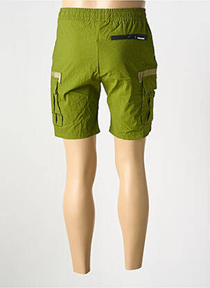 Short de bain tissage popeline vert DOUBLEHOOD homme