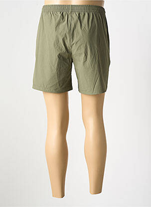 Short de bain tissage popeline vert SUN VALLEY homme