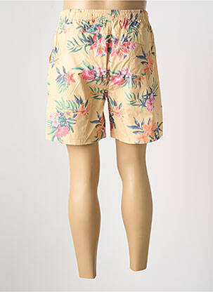 Short de bain tissage popeline jaune FREEMAN T.PORTER homme