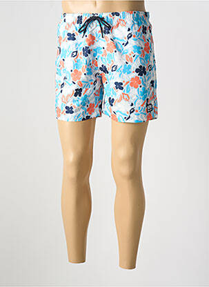 Short de bain tissage popeline bleu SUN VALLEY homme
