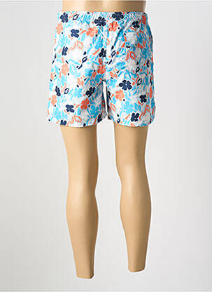 Short de bain tissage popeline bleu SUN VALLEY homme