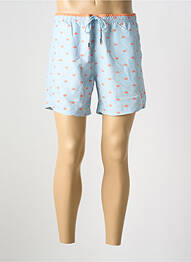 Short de bain tissage popeline bleu SUN VALLEY homme