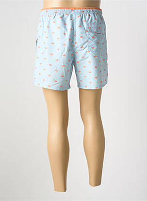 Short de bain tissage popeline bleu SUN VALLEY homme