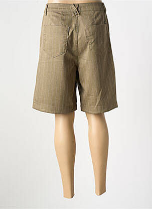 Bermuda stretch taille normale vert FREEMAN T.PORTER homme