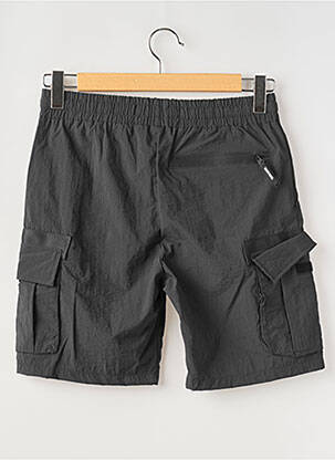 Short de bain tissage popeline noir DOUBLEHOOD homme