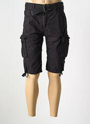 Bermuda noir SCHOTT pour homme seconde vue