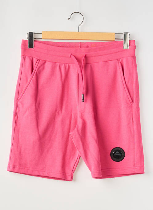 Short poches taille normale rose HELVETICA homme