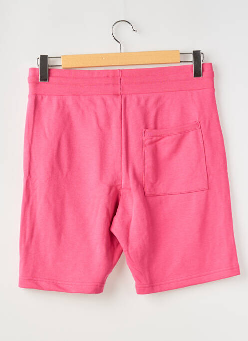 Short poches taille normale rose HELVETICA homme