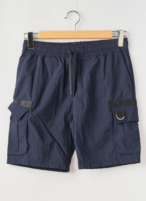 Short tissage popeline taille normale bleu DOUBLEHOOD homme