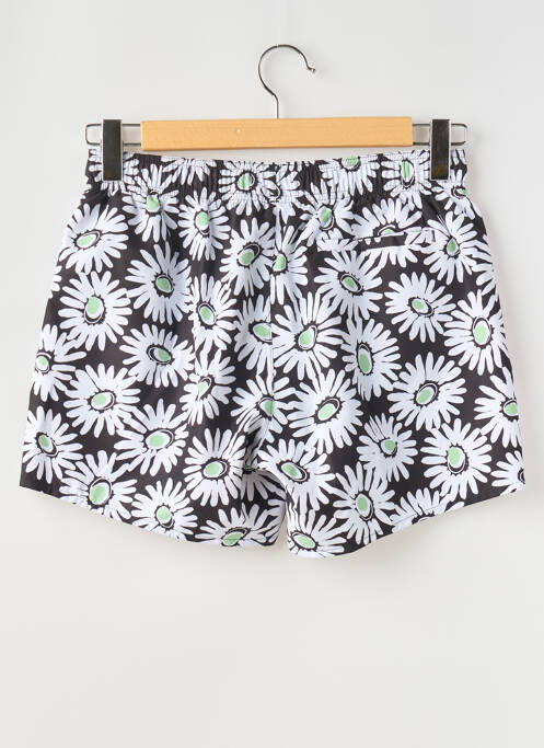 Short de bain tissage popeline noir HUGO BOSS homme
