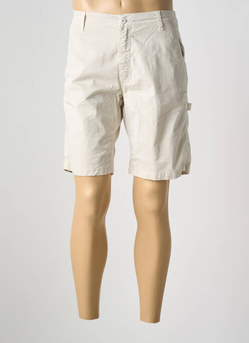 Bermuda stretch taille normale beige LE TEMPS DES CERISES homme