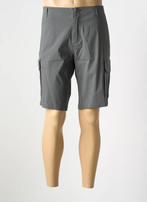 Bermuda stretch taille normale gris SUN VALLEY homme