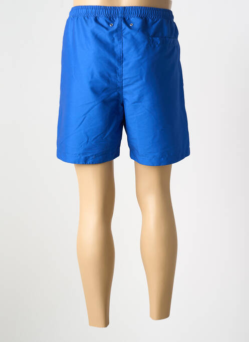 Short de bain tissage popeline bleu SCHOTT homme
