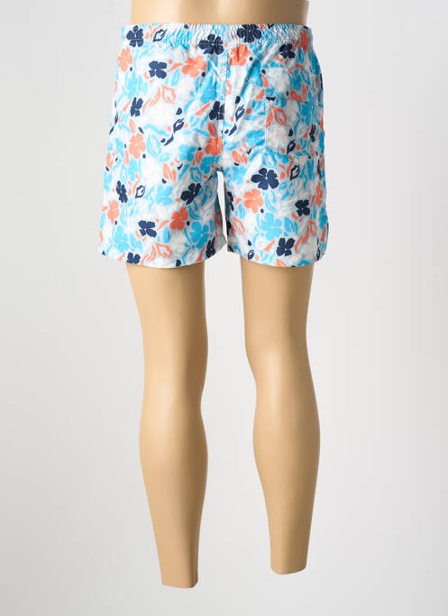 Short de bain tissage popeline bleu SUN VALLEY homme